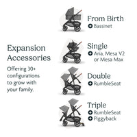 UPPAbaby Vista V3 Convertible Stroller Converts Single To Double thumbnail 44