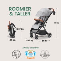 Bombi Bēbee V2 Lightweight Baby Stroller One Hand Fold thumbnail 13