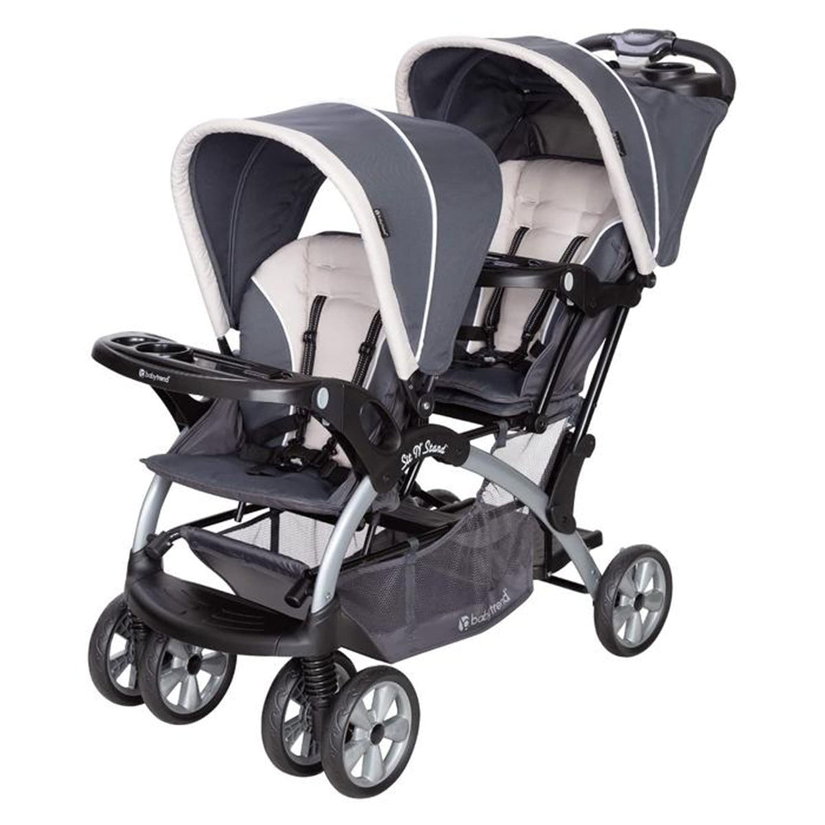 Baby Trend Double Stroller Car Seat Travel System Stormy — image 42