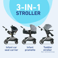 Graco Modes Nest Travel System With Slide2Me Height Adjustable Seat thumbnail 14