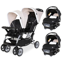 Baby Trend Double Stroller Car Seat Travel System Stormy thumbnail 4