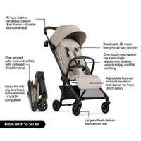 Mompush Nexis Carbon Travel Stroller Ultra Lightweight 11.5 Lb thumbnail 22