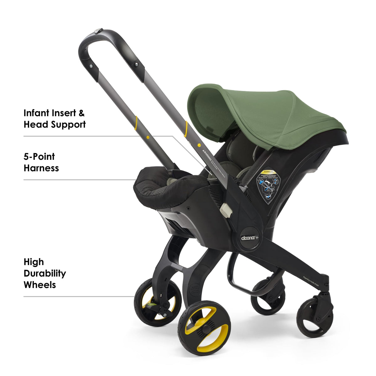 Doona Car Seat And Stroller Nitro Black All In One Travel System For Effortless Transitions — image 17