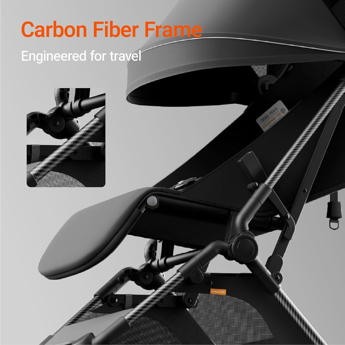 Ultra Air Lightweight Baby Travel Stroller One Handed Fold — image 51
