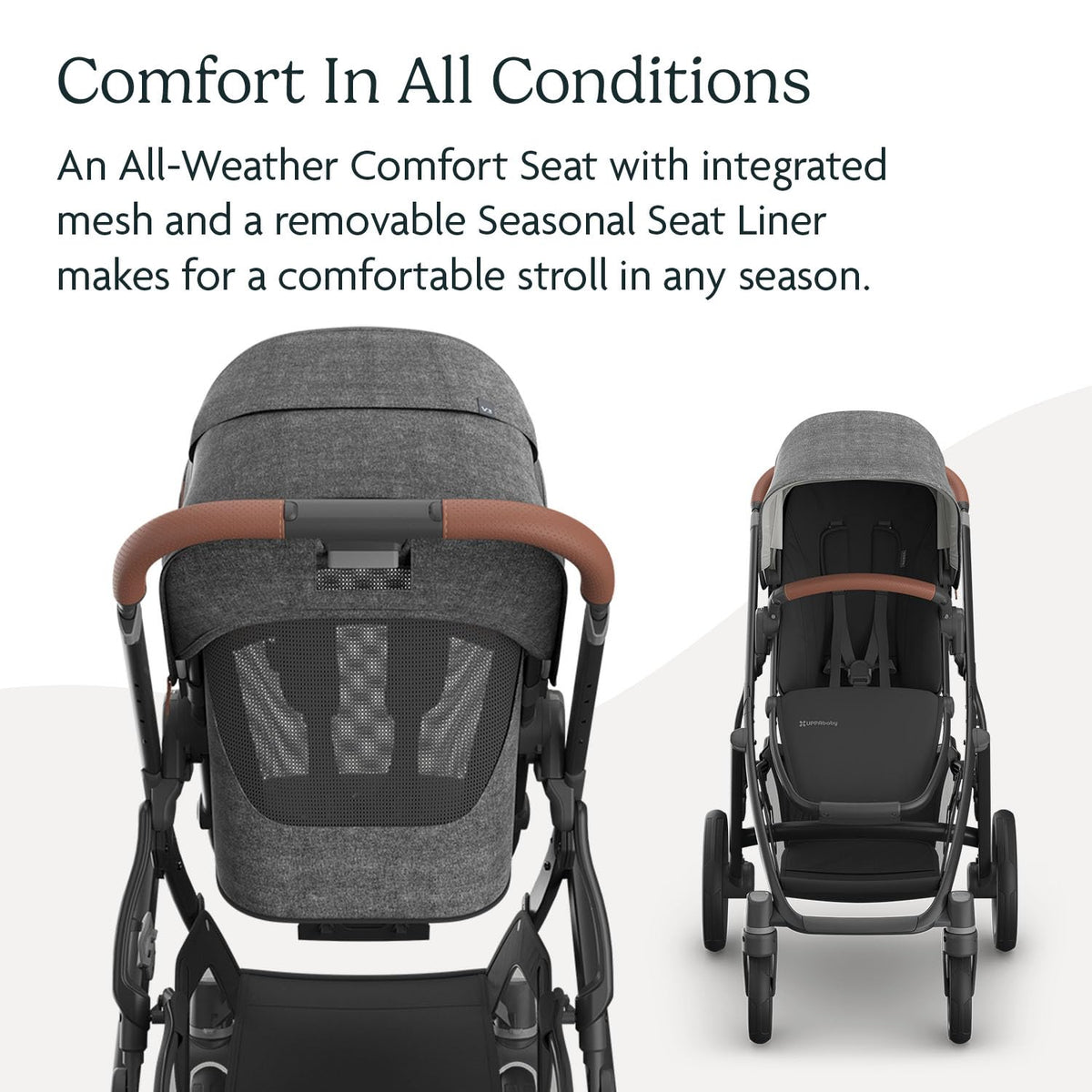 UPPAbaby Vista V3 Convertible Stroller Converts Single To Double — image 41