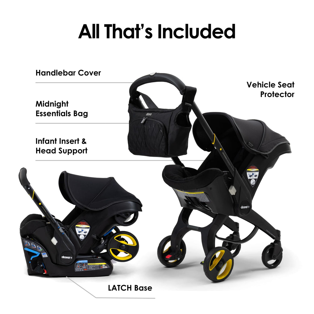Doona Car Seat And Stroller Nitro Black All In One Travel System For Effortless Transitions — image 27