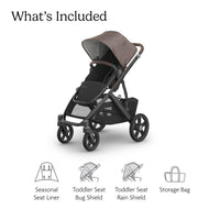 UPPAbaby Vista V3 Convertible Stroller Converts Single To Double thumbnail 19