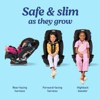 Graco Slimfit 3 In 1 Convertible Car Seat Ultra Space Saving Design For Rear And Forward Facing thumbnail 11