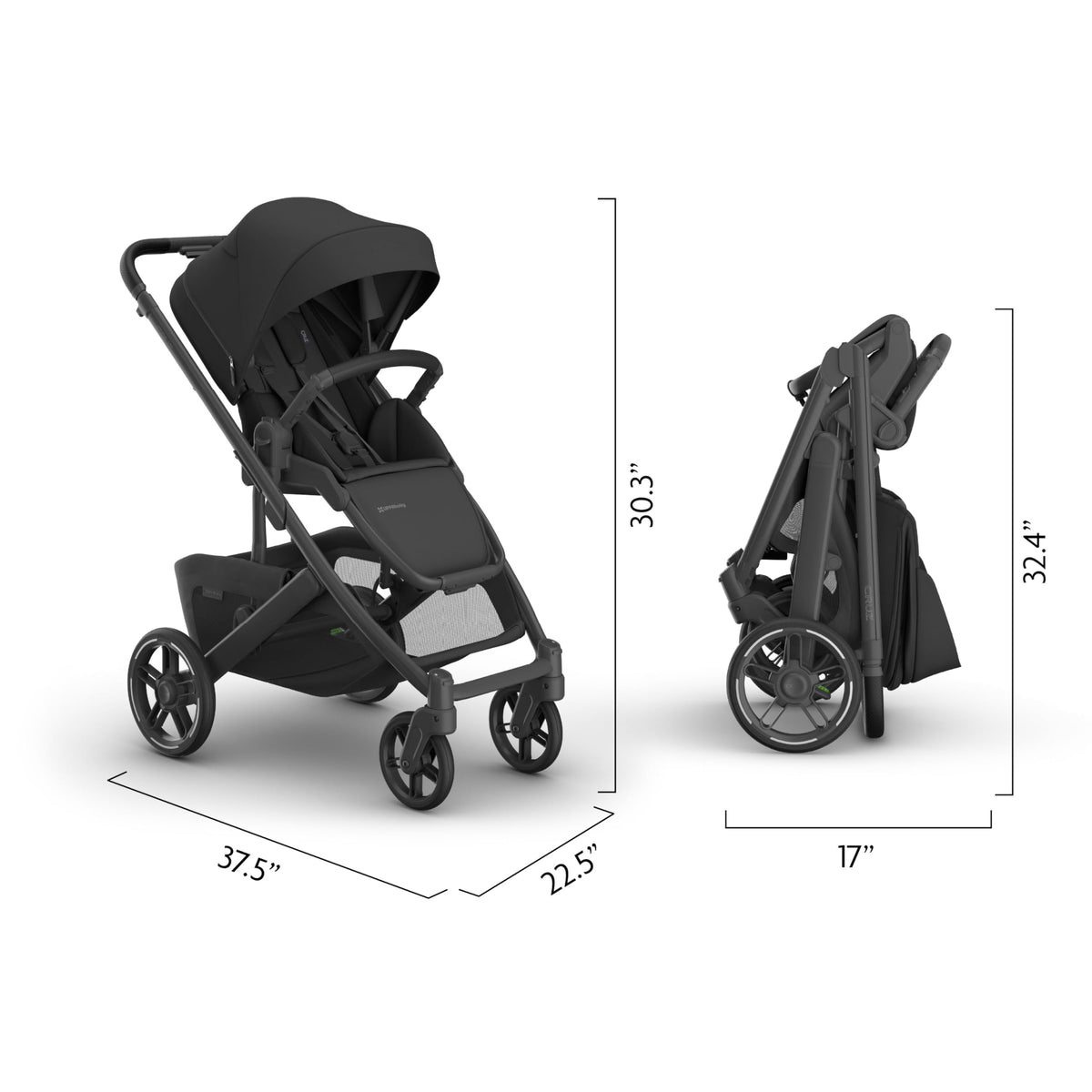 UPPAbaby Cruz V3 Stroller Car Seat Compatible Effortless Day To Day Maneuverability — image 42
