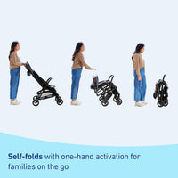 Graco Ready2Jet Compact Stroller With One Hand Automatic Fold For Easy Travel In Any Venue thumbnail 9
