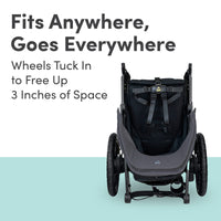 Wayfinder Jogging Stroller With Independent Dual Suspension thumbnail 23