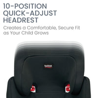Britax Skyline Belt Positioning Booster Car Seat 2 Stage Design For Growing Kids Dusk Color thumbnail 55