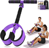 Foot Pedal Resistance Band with Handles & Non-Slip Pedals