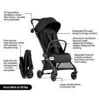 Mompush Nexis Carbon Travel Stroller Ultra Lightweight 11.5 Lb thumbnail 7