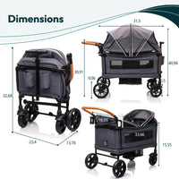 Wagon Stroller For Two All Terrain Travel thumbnail 6