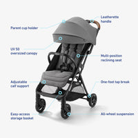 Graco Ready2Jet Compact Stroller With One Hand Automatic Fold For Easy Travel In Any Venue thumbnail 7