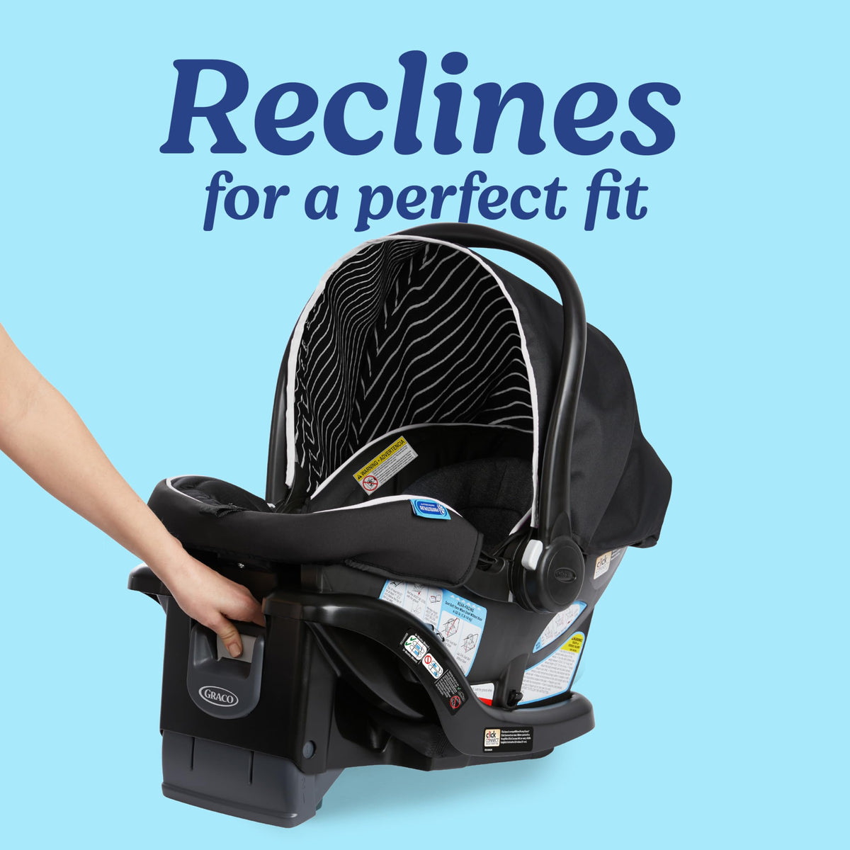 Graco SnugRide Lite LX Infant Car Seat Lightweight Rear Facing For Babies 4 To 30 Lb With Four Position Base LATCH — image 10