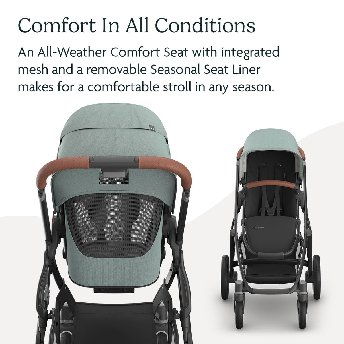 UPPAbaby Vista V3 Convertible Stroller Converts Single To Double — image 46