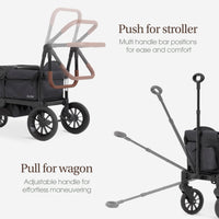 Evolur Trailblazer Wagon Double Stroller All Terrain Wheels For Smooth Outdoor Rides thumbnail 13