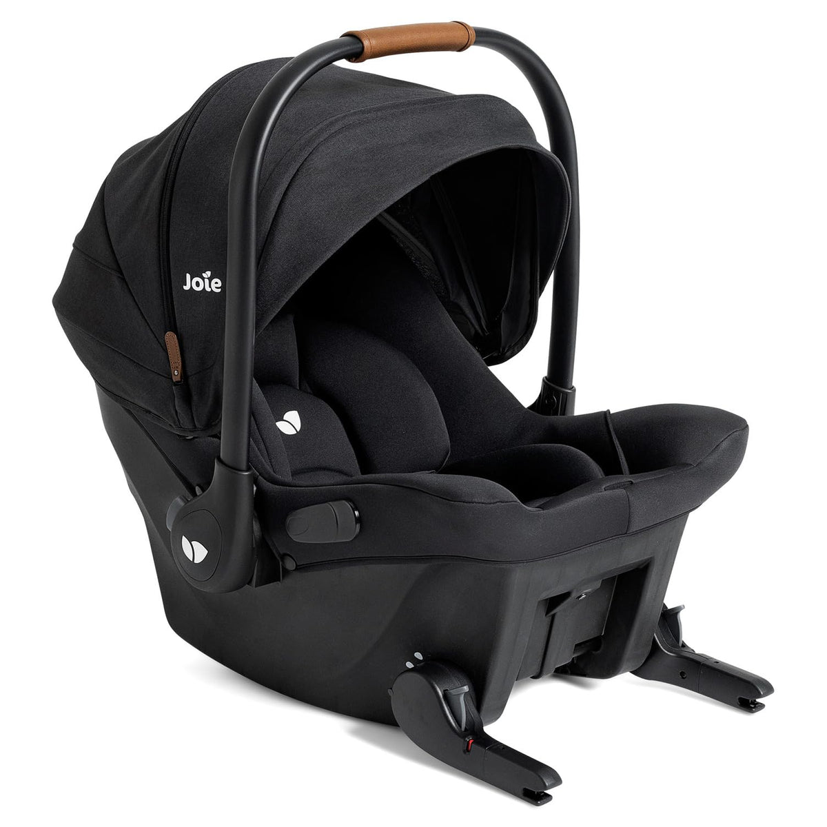 Joie Ginger And Mint Latch Travel System 4 In 1 With Base Free Infant Car Seat And All Terrain Stroller Shale Dark — image 4