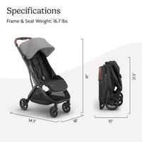 UPPAbaby Minu V3 Travel Stroller Lightweight One Hand Fold For Easy Overhead Travel thumbnail 11