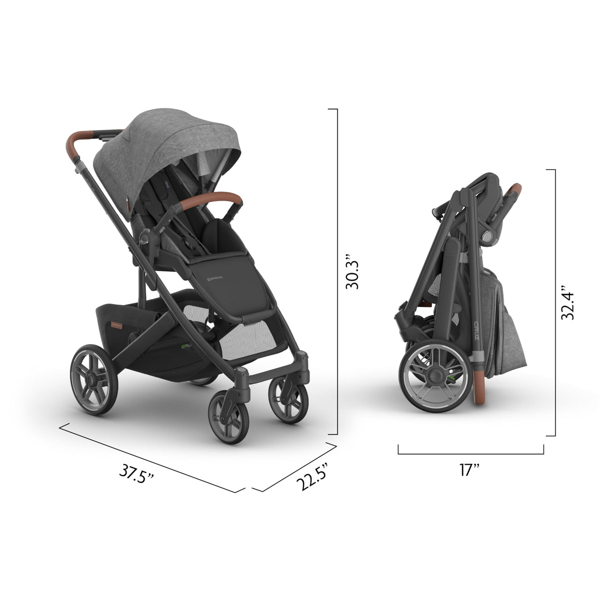 UPPAbaby Cruz V3 Stroller Car Seat Compatible Effortless Day To Day Maneuverability — image 31
