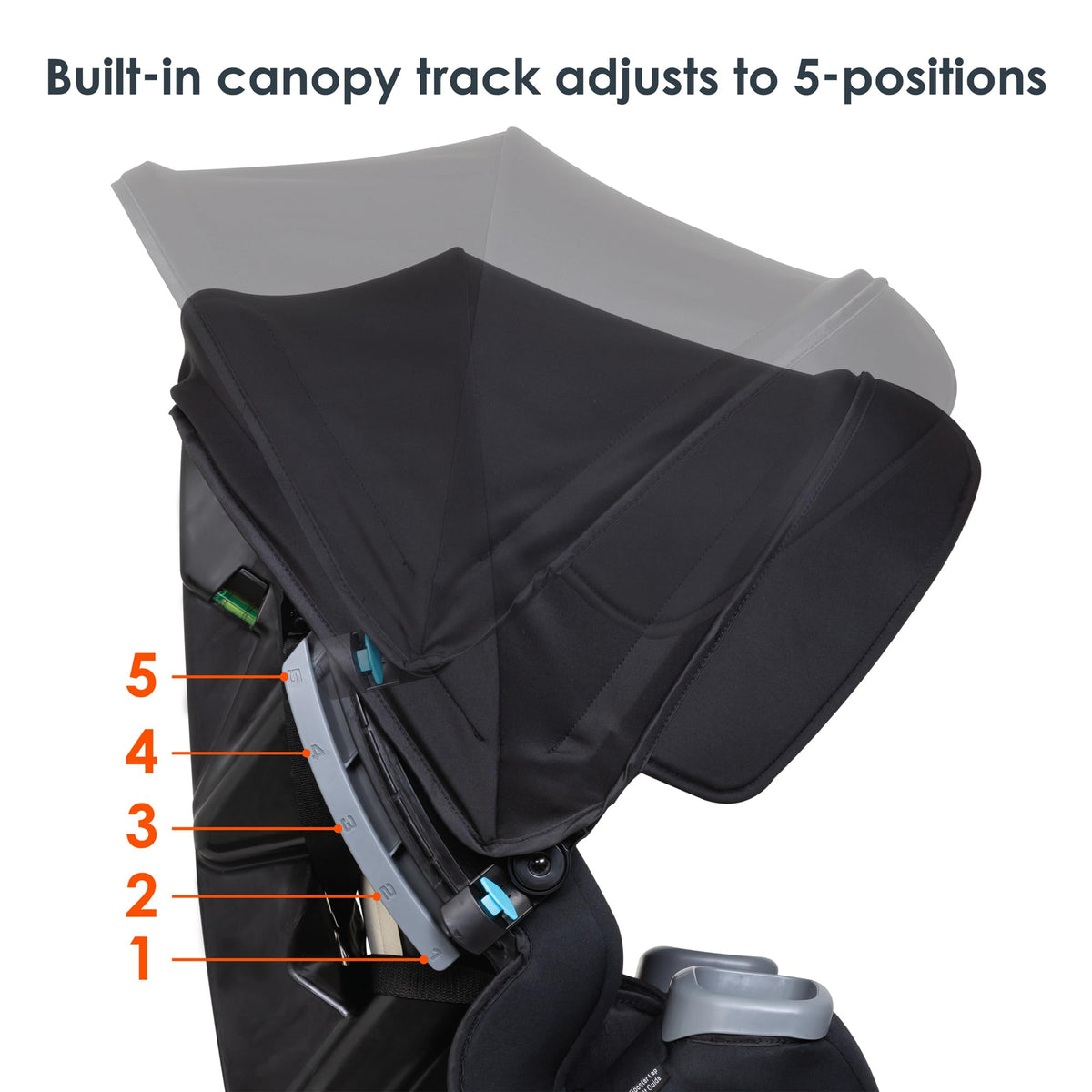 Baby Trend Cover Me 4 In 1 Convertible Car Seat Built In Canopy — image 47