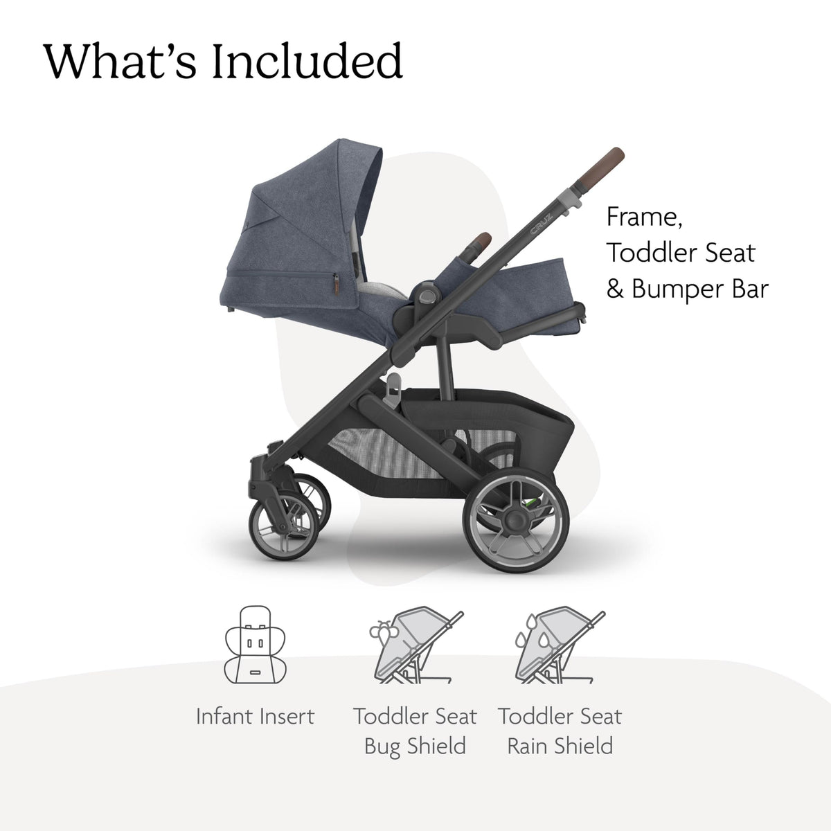 UPPAbaby Cruz V3 Stroller Car Seat Compatible Effortless Day To Day Maneuverability — image 13