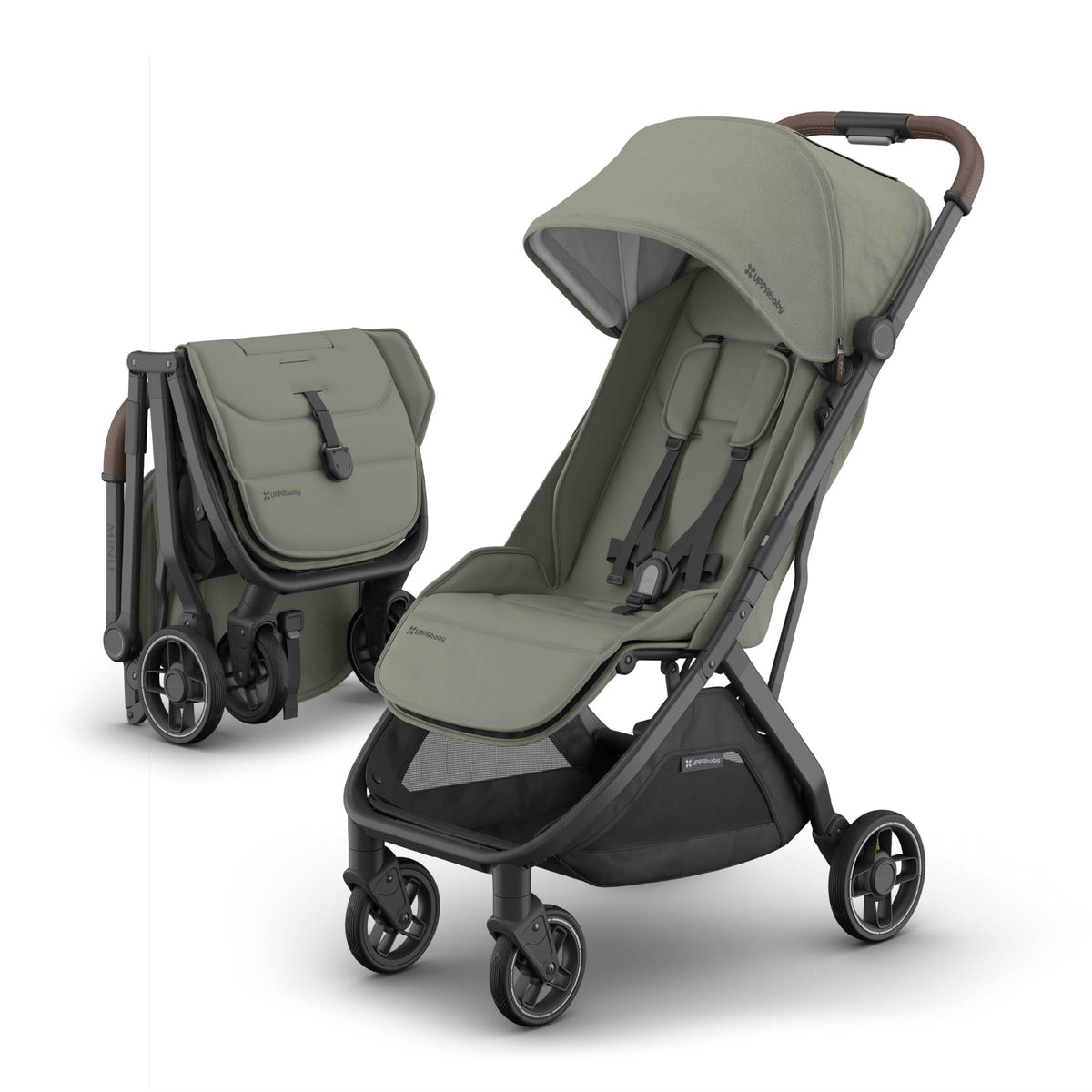 UPPAbaby Minu V3 Travel Stroller Lightweight One Hand Fold For Easy Overhead Travel — image 6
