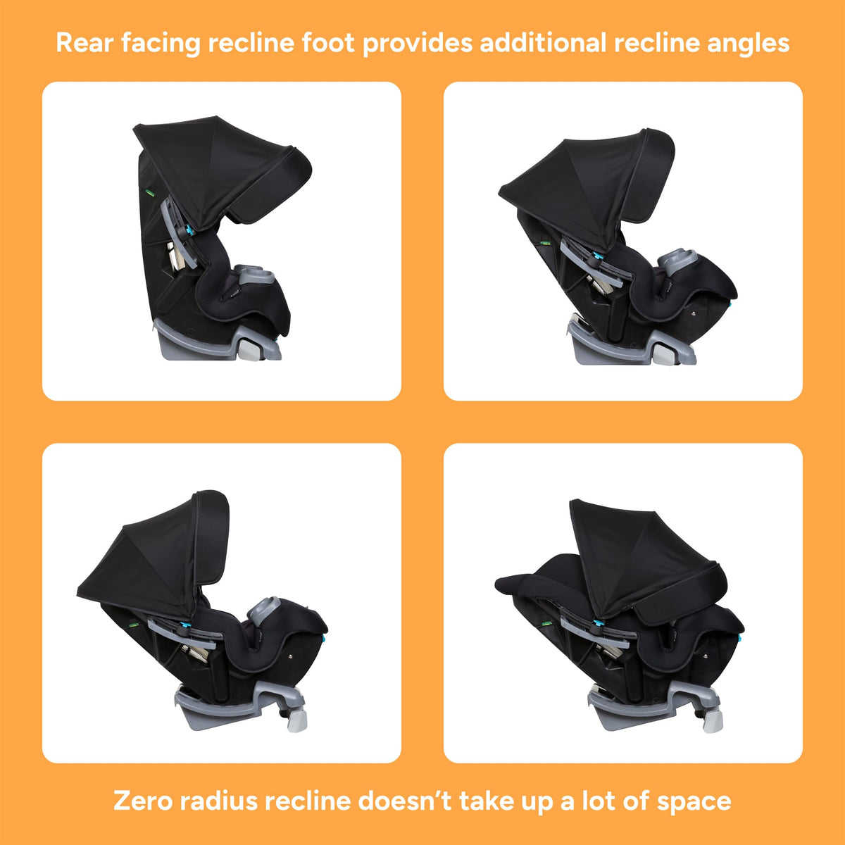 Baby Trend Cover Me 4 In 1 Convertible Car Seat Built In Canopy — image 33