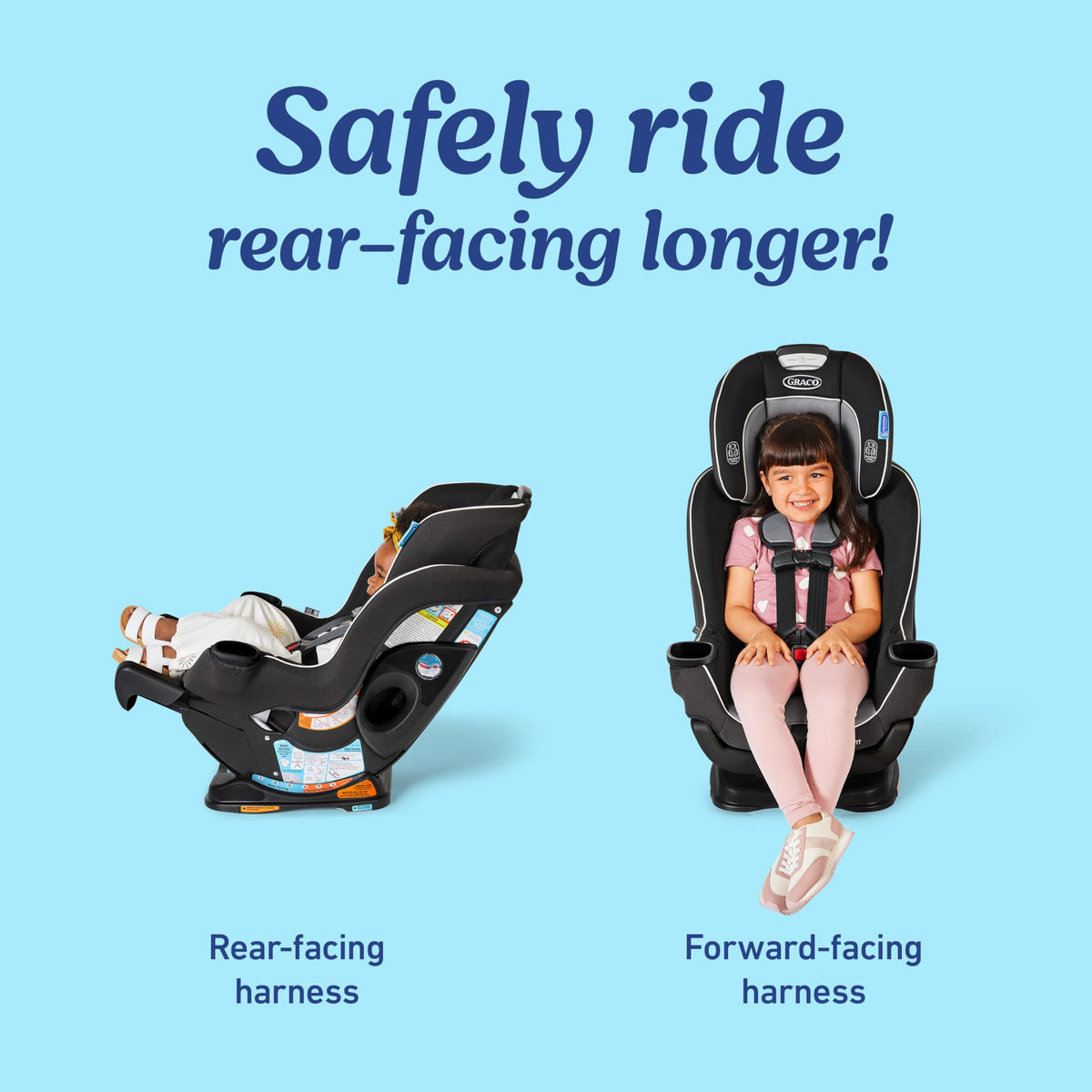Graco Extend2Fit Convertible Car Seat With 4 Position Extension Panel For Extra Legroom — image 9