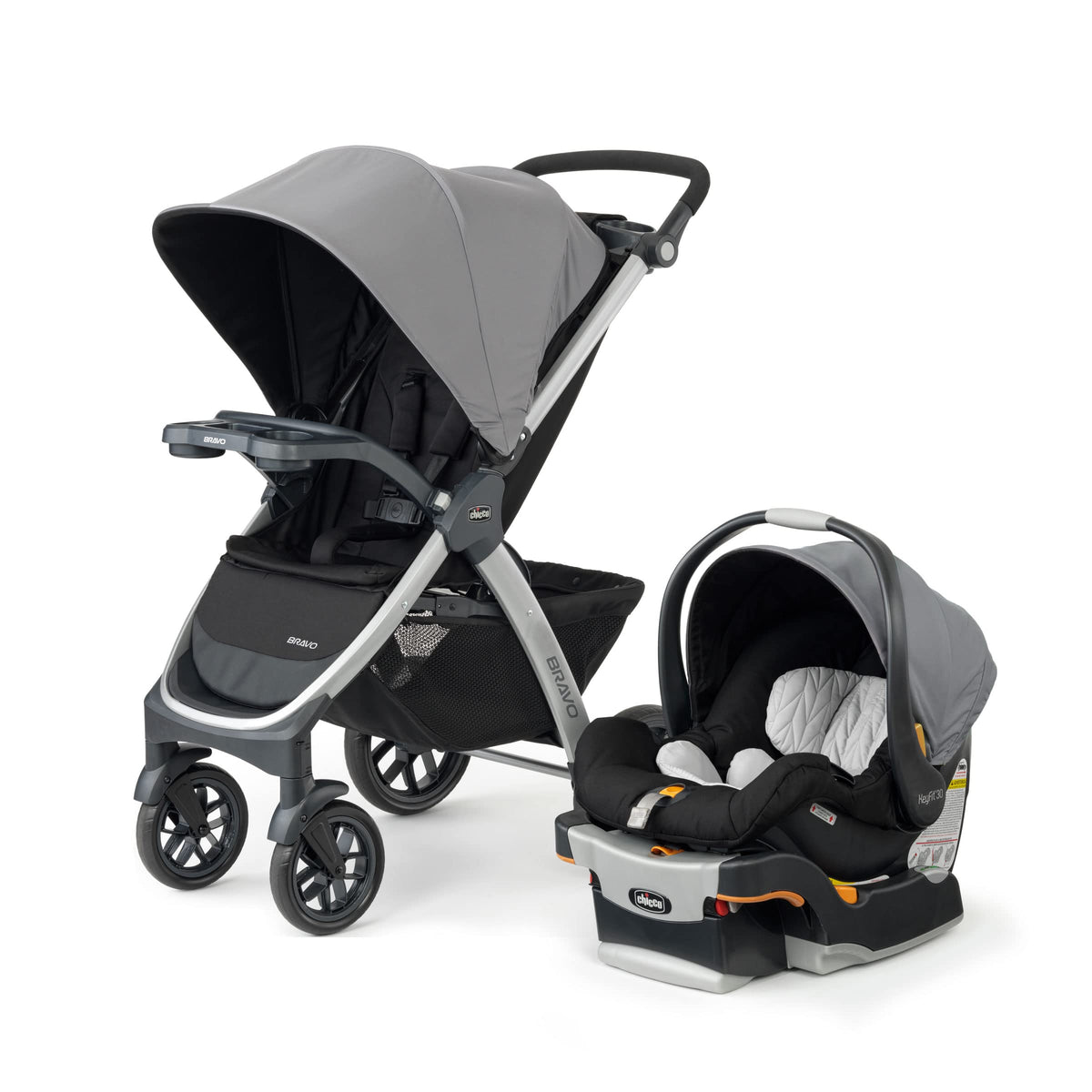 Chicco Bravo Trio Travel System With KeyFit 30 Car Seat And Base