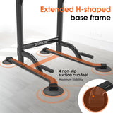 Freestanding Power Tower Dip Station with 150kg Capacity & Pull-Up Bar