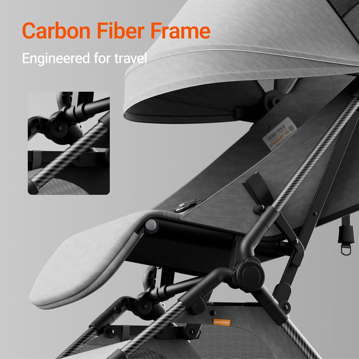 Ultra Air Lightweight Baby Travel Stroller One Handed Fold — image 15