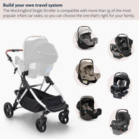 Mockingbird Single Stroller 3.0 - Premium Lie Flat Bassinet And Car Seat Adapter Compatibility thumbnail 3