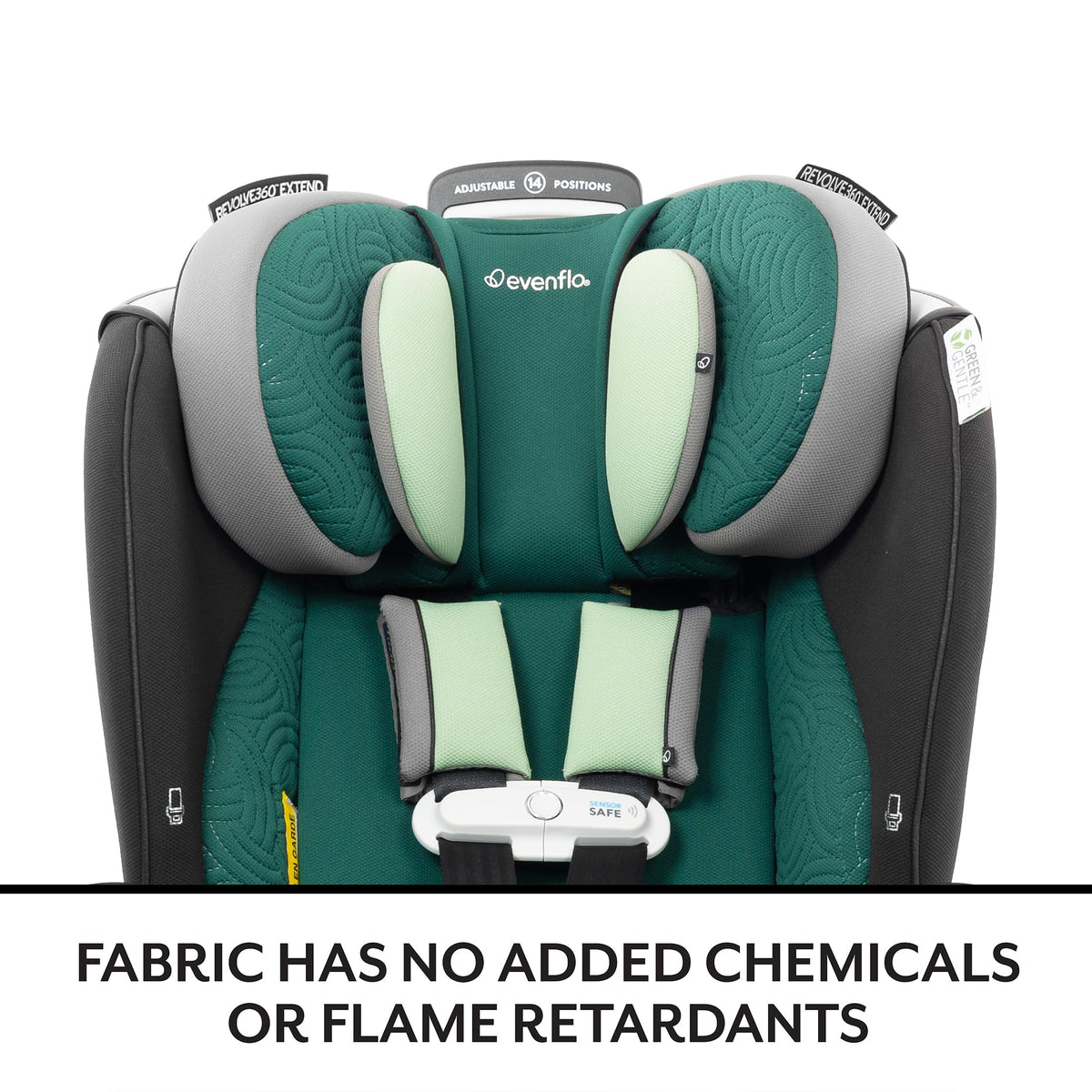 Evenflo Revolve360 Extend Rotational All In One Convertible Car Seat with 360 Degree Rotation and Extended Rear Facing — image 26
