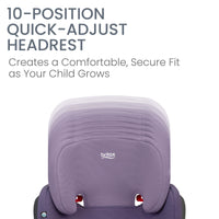 Britax Skyline Belt Positioning Booster Car Seat 2 Stage Design For Growing Kids Dusk Color thumbnail 61