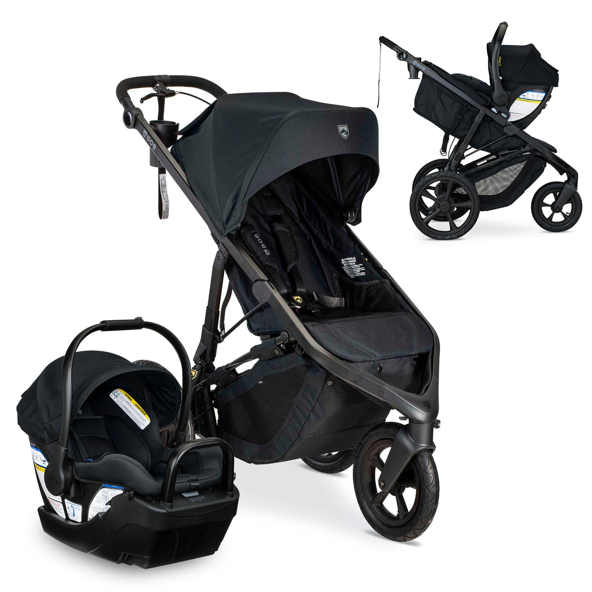 Wayfinder Jogging Stroller With Independent Dual Suspension — image 3