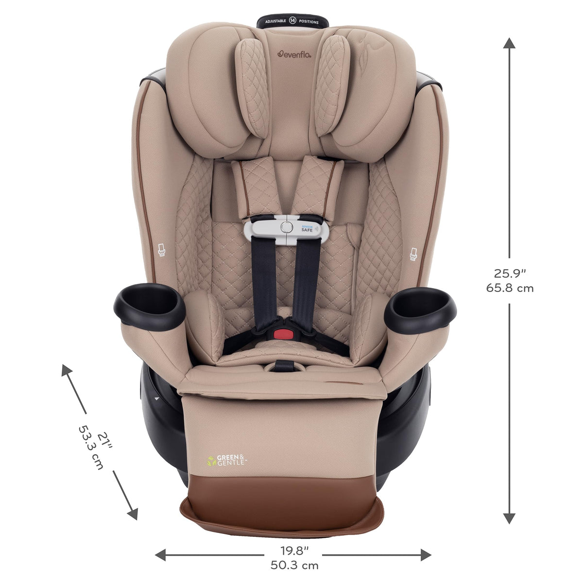 Evenflo Revolve360 Extend Rotational All In One Convertible Car Seat with 360 Degree Rotation and Extended Rear Facing — image 35