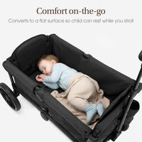 Evolur Trailblazer Wagon Double Stroller All Terrain Wheels For Smooth Outdoor Rides thumbnail 9