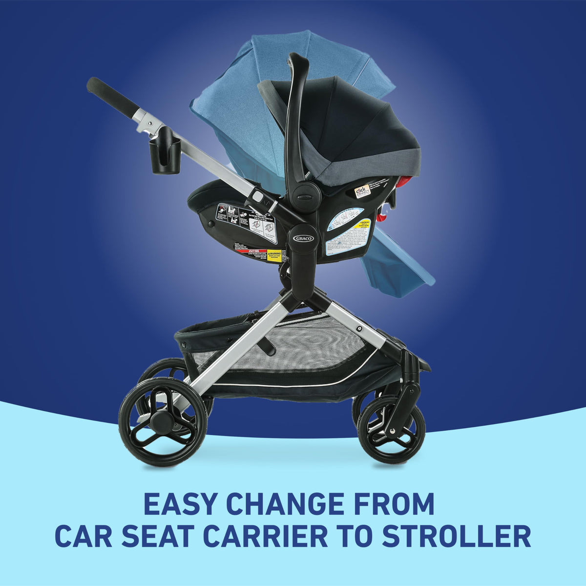 Graco Modes Nest Travel System With Slide2Me Height Adjustable Seat — image 33