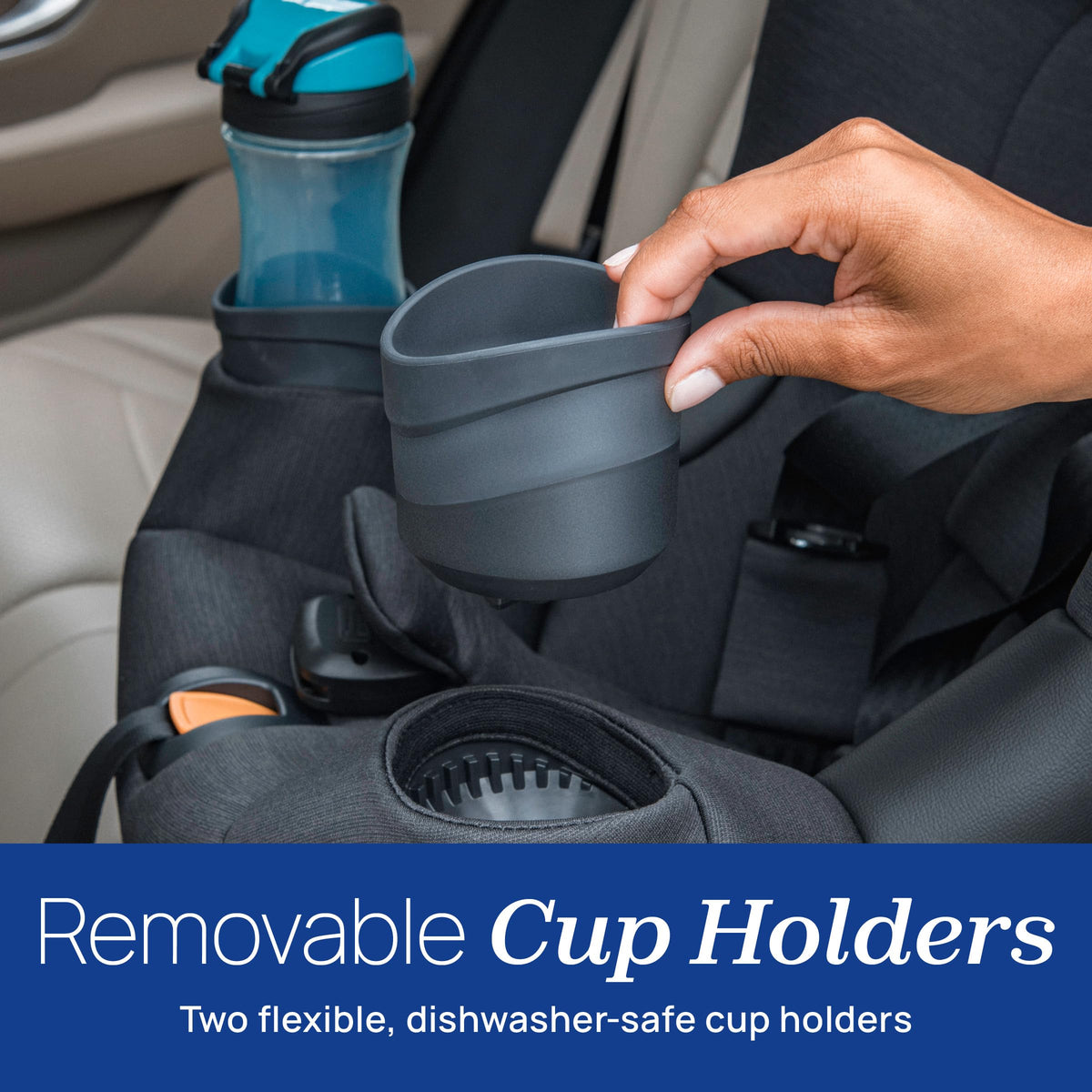 Chicco Fit360 ClearTex Rotating Convertible Car Seat With 360 Degree Rotation And Lever Lock System Obsidian Black — image 26