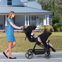 Tandem Stroller For Newborn And Toddler With Reversible Seats thumbnail 32