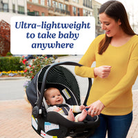 Graco SnugRide Lite LX Infant Car Seat Lightweight Rear Facing For Babies 4 To 30 Lb With Four Position Base LATCH thumbnail 11