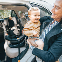 Chicco Fit360 ClearTex Rotating Convertible Car Seat With 360 Degree Rotation And Lever Lock System Obsidian Black thumbnail 23