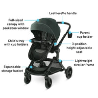 Graco Modes Nest Travel System With Slide2Me Height Adjustable Seat thumbnail 35