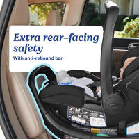 Graco SnugRide SnugFit Infant Car Seat Anti Rebound Bar for Safety thumbnail 17