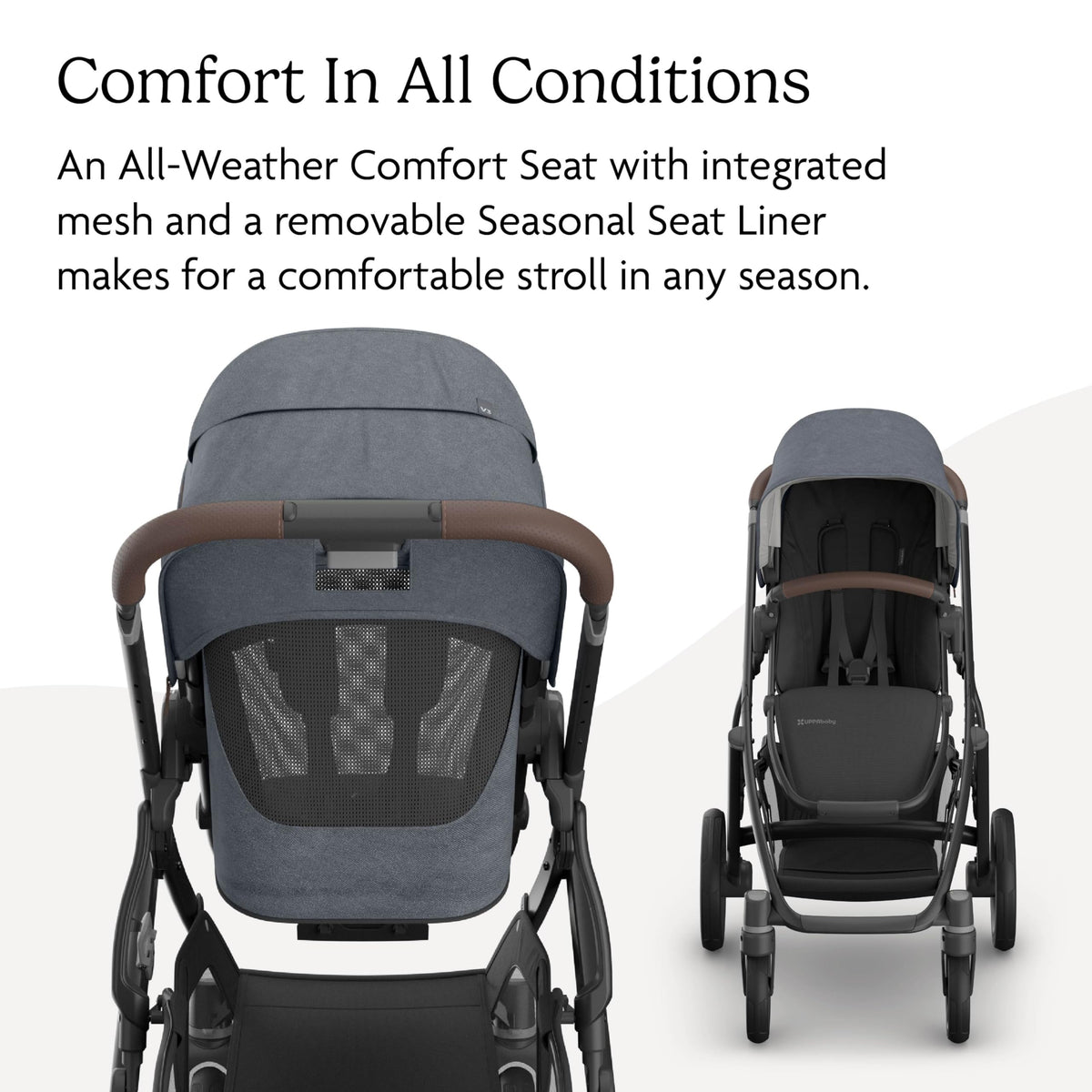 UPPAbaby Vista V3 Convertible Stroller Converts Single To Double — image 21