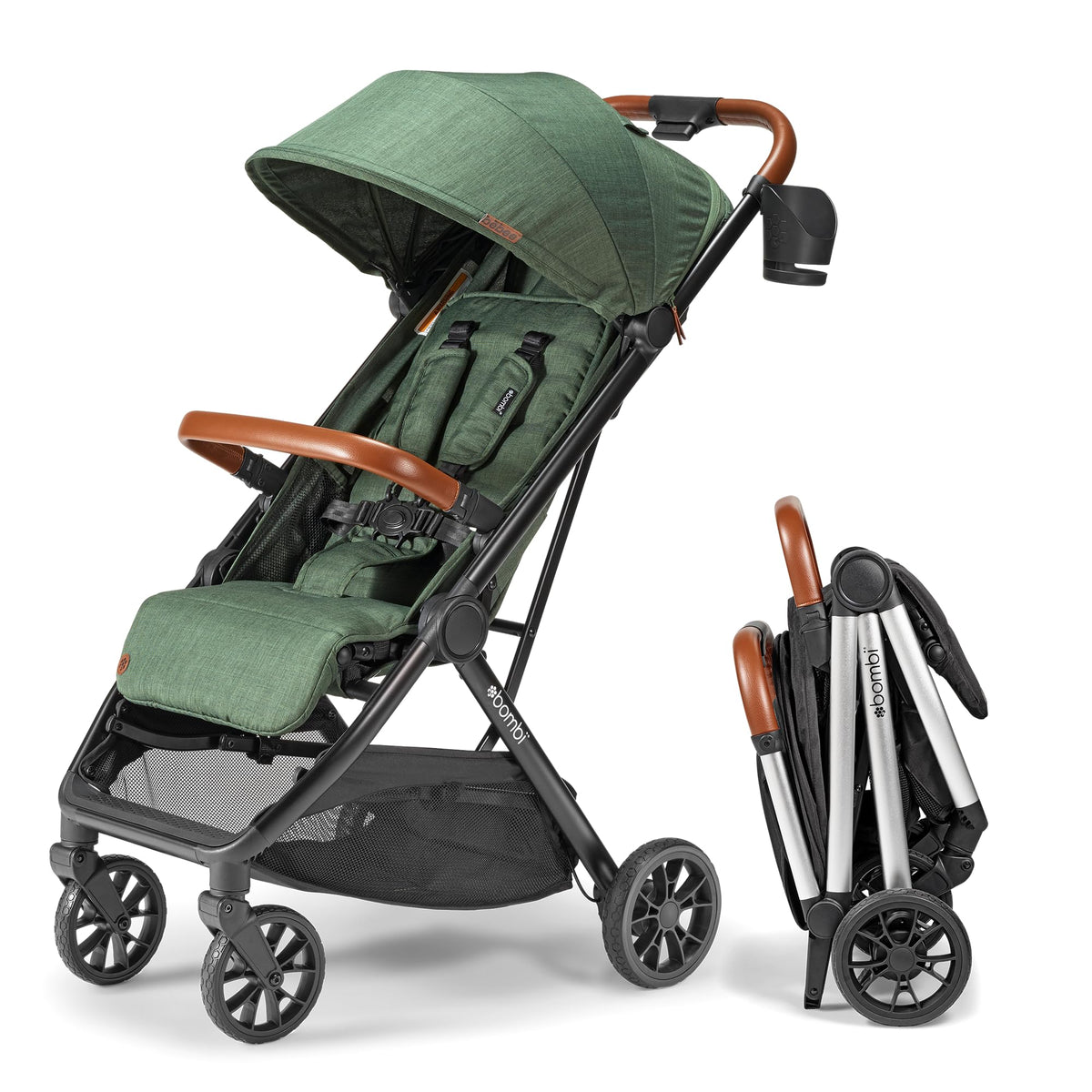 Bombi Bēbee V2 Lightweight Baby Stroller One Hand Fold — image 3