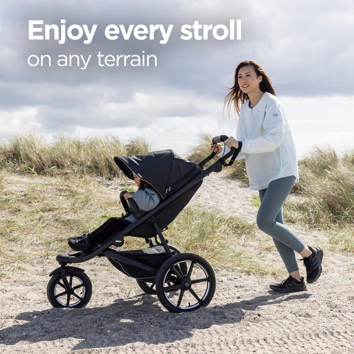 Thule Urban Glide 3 Double All-Terrain Stroller Lightweight With Air-Filled Tires And Suspension — image 57